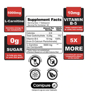 L-Carnitine 3,000mg by EC Sports