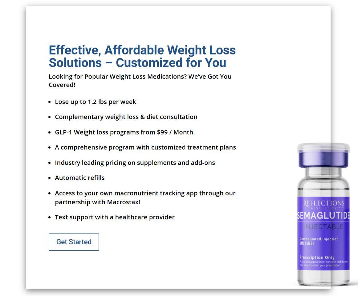 Enroll in Slim Weight Loss Program