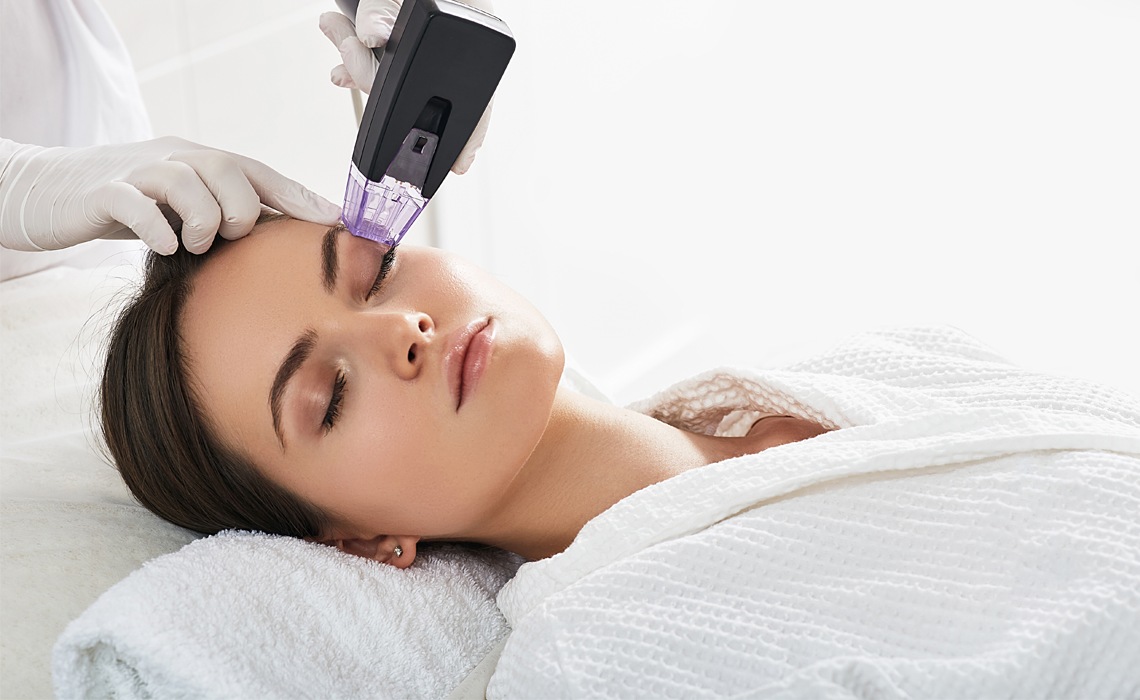 Morpheus 8 RF Microneedling Session