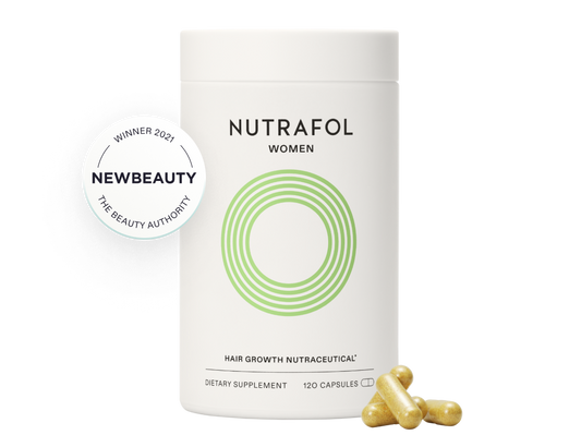 Nutrafol Womens Hair Growth Supplements, For Women 18-44 Years Old, Clinically Tested for Visibly Thicker, Stronger Hair, Dermatologist Recommended  NOT THE VEGAN  VERSION